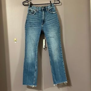 Abercrombie ankle straight ultra high rise 00short(24) jeans